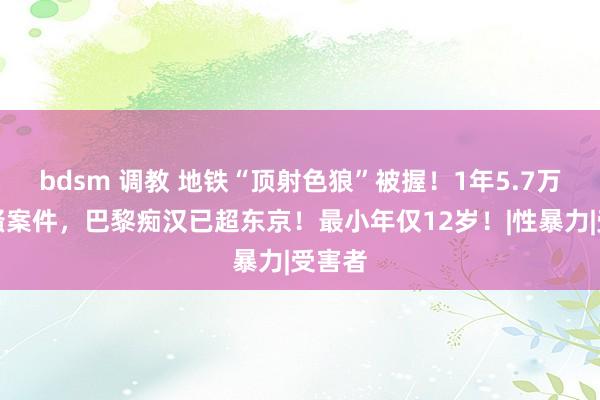 bdsm 调教 地铁“顶射色狼”被握！1年5.7万起性骚案件，巴黎痴汉已超东京！最小年仅12岁！|性暴力|受害者